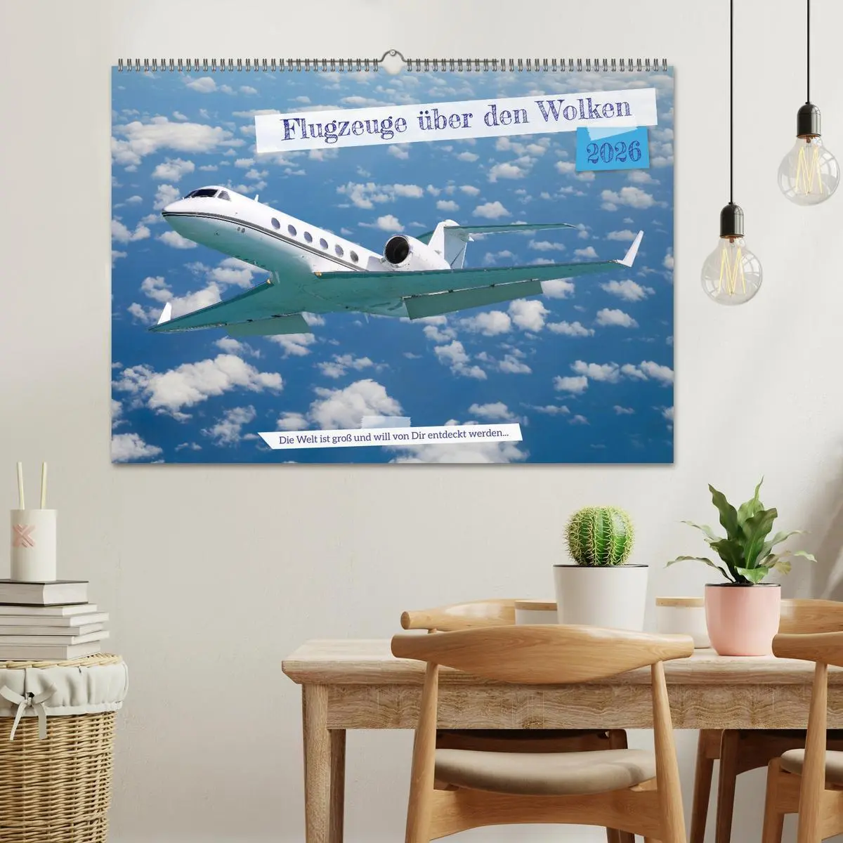 Bild: 9783457309452 | Flugzeuge über den Wolken (Wandkalender 2026 DIN A2 quer), CALVENDO...