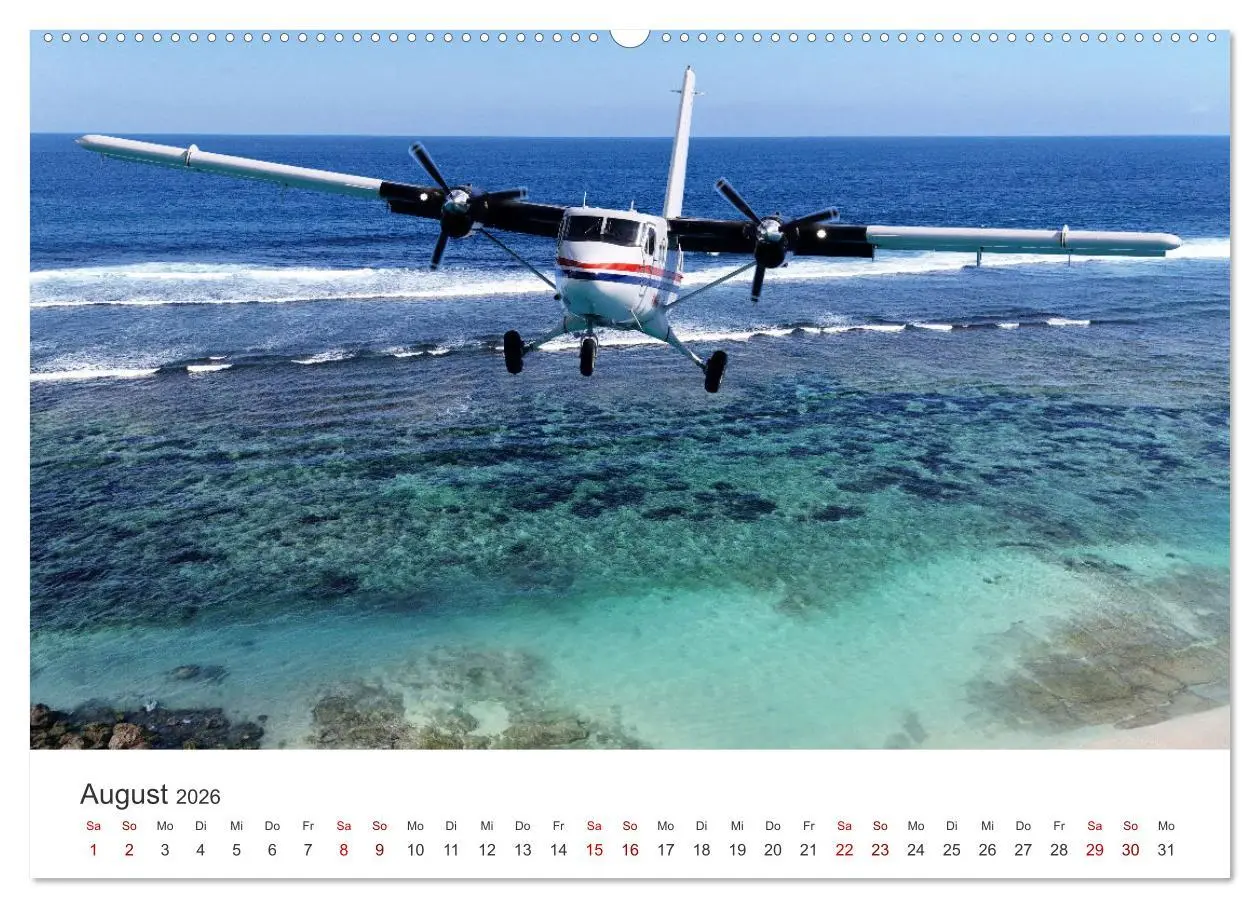 Bild: 9783457309452 | Flugzeuge über den Wolken (Wandkalender 2026 DIN A2 quer), CALVENDO...