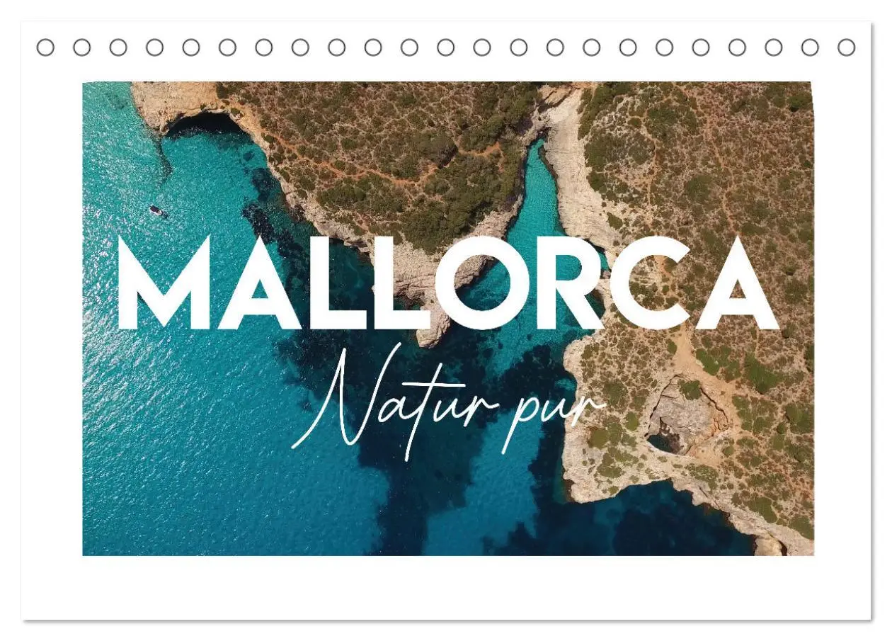 Cover: 9783457619452 | Mallorca - Natur pur (Tischkalender 2026 DIN A5 quer), CALVENDO...