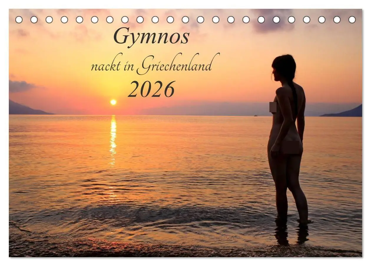 Cover: 9783516019452 | Gymnos - nackt in Griechenland 2026 (Tischkalender 2026 DIN A5...