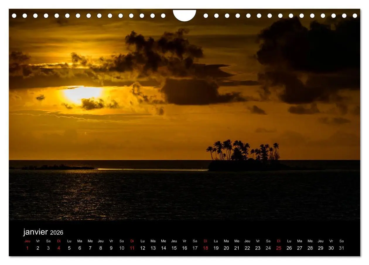 Bild: 9783516569452 | Polynésie française - Magie des îles (Calendrier mural 2026 DIN A4...