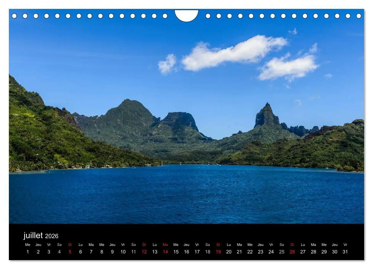 Bild: 9783516569452 | Polynésie française - Magie des îles (Calendrier mural 2026 DIN A4...