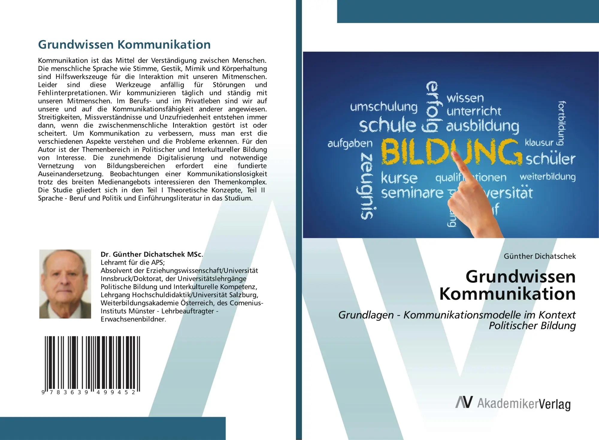 Cover: 9783639499452 | Grundwissen Kommunikation | Günther Dichatschek | Taschenbuch | 56 S.