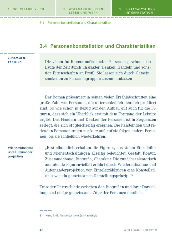Bild: 9783804419452 | Interpretation zu Wolfgang Koeppen 'Tauben im Gras' | Wolfgang Koeppen