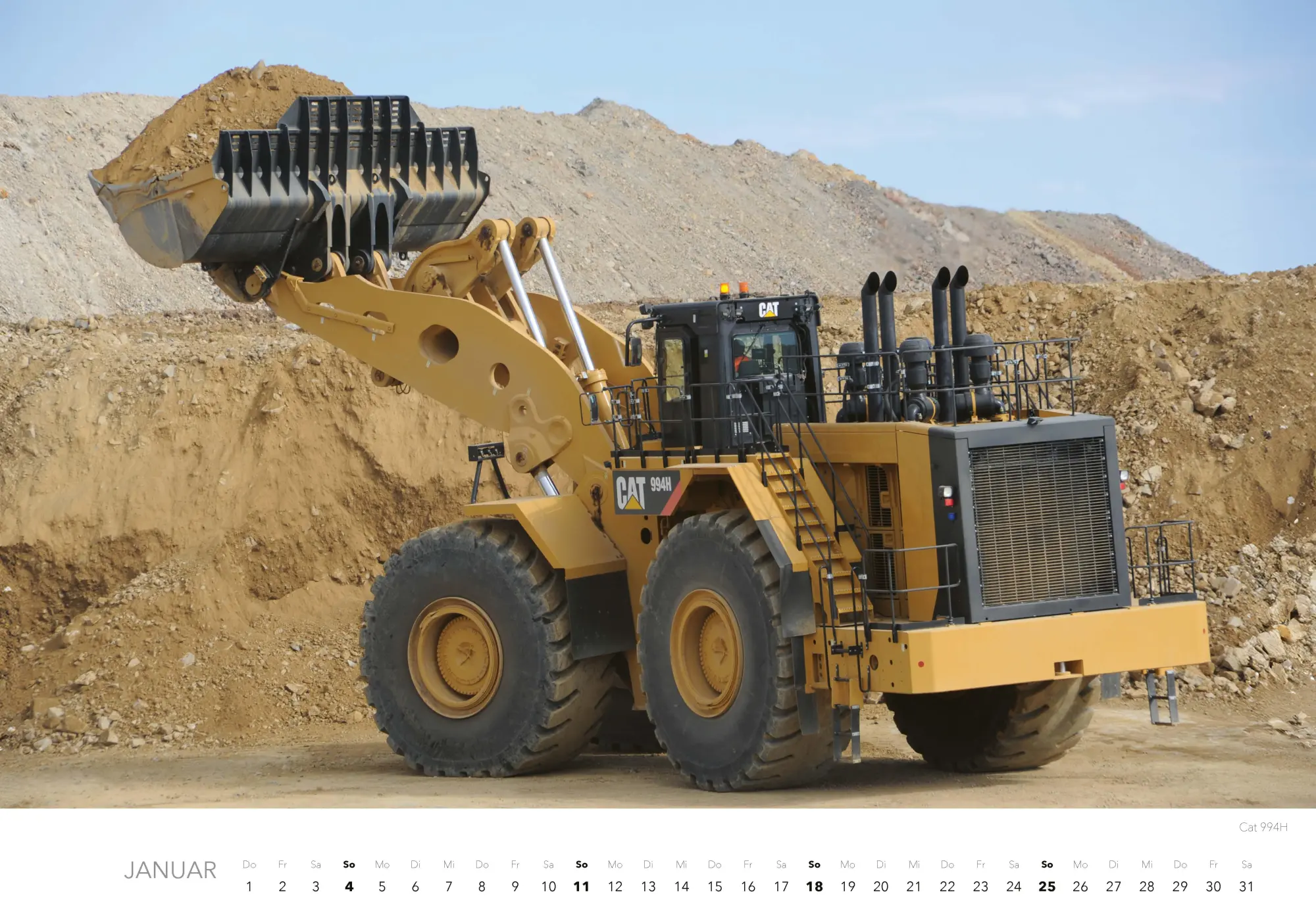 Bild: 9783966649452 | Baumaschinen Kalender 2026 | Thomas Wilk | Kalender | 14 S. | Deutsch