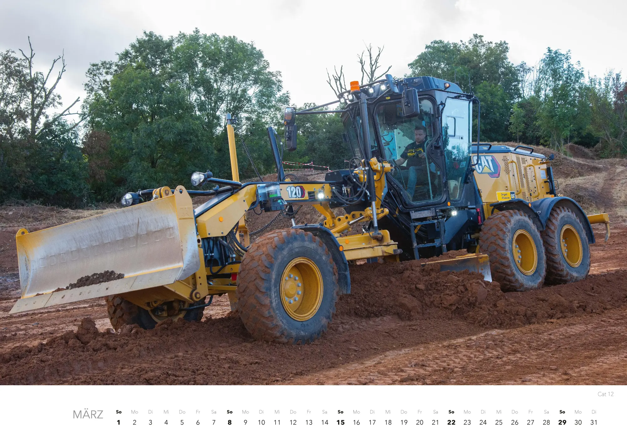 Bild: 9783966649452 | Baumaschinen Kalender 2026 | Thomas Wilk | Kalender | 14 S. | Deutsch