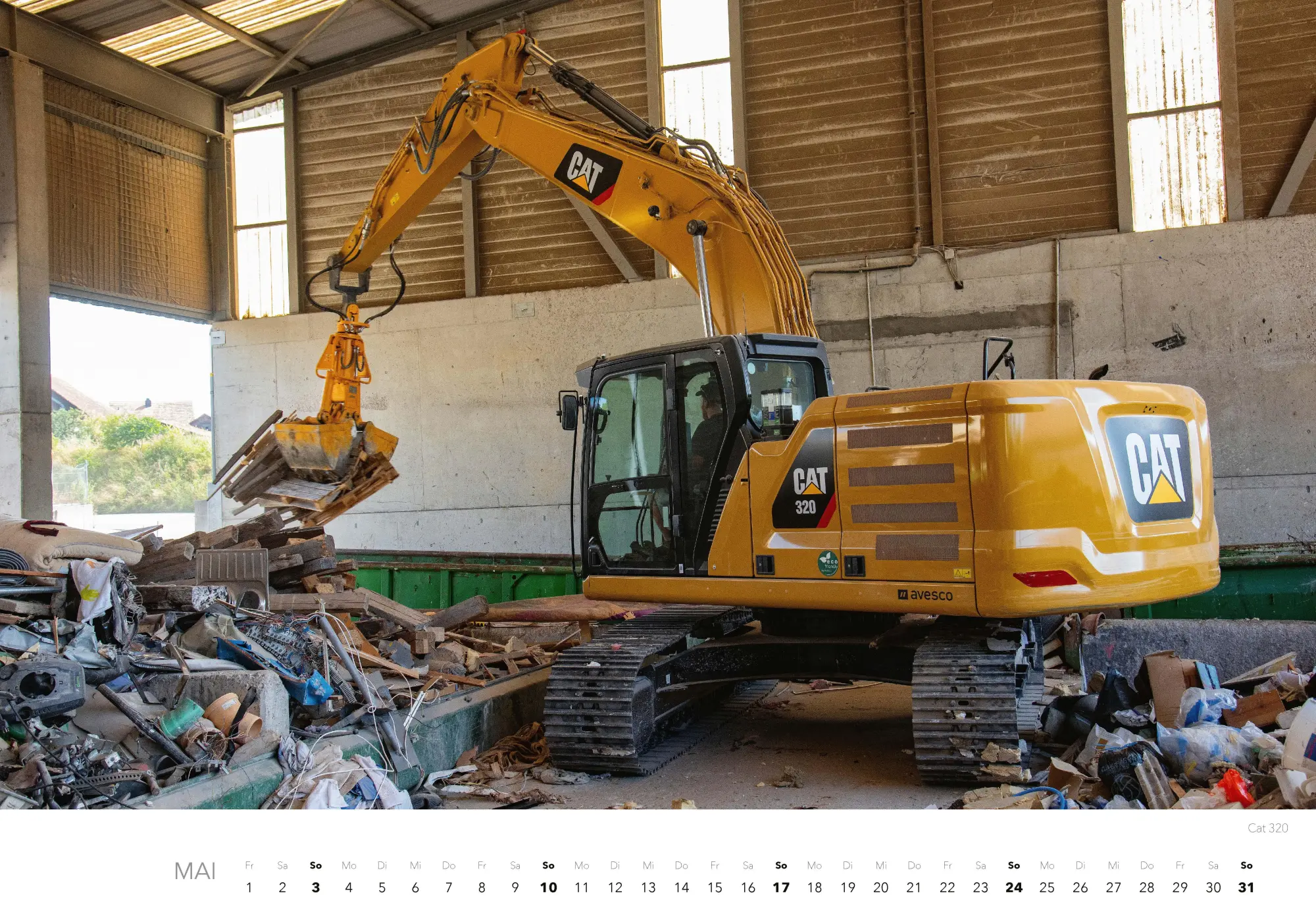 Bild: 9783966649452 | Baumaschinen Kalender 2026 | Thomas Wilk | Kalender | 14 S. | Deutsch