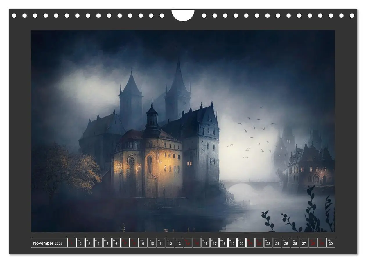 Bild: 9783457539552 | Geheimnisse der dunklen Stadt (Wandkalender 2026 DIN A4 quer),...