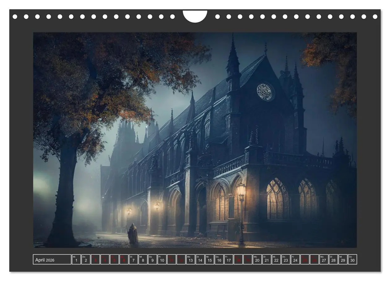Bild: 9783457539552 | Geheimnisse der dunklen Stadt (Wandkalender 2026 DIN A4 quer),...