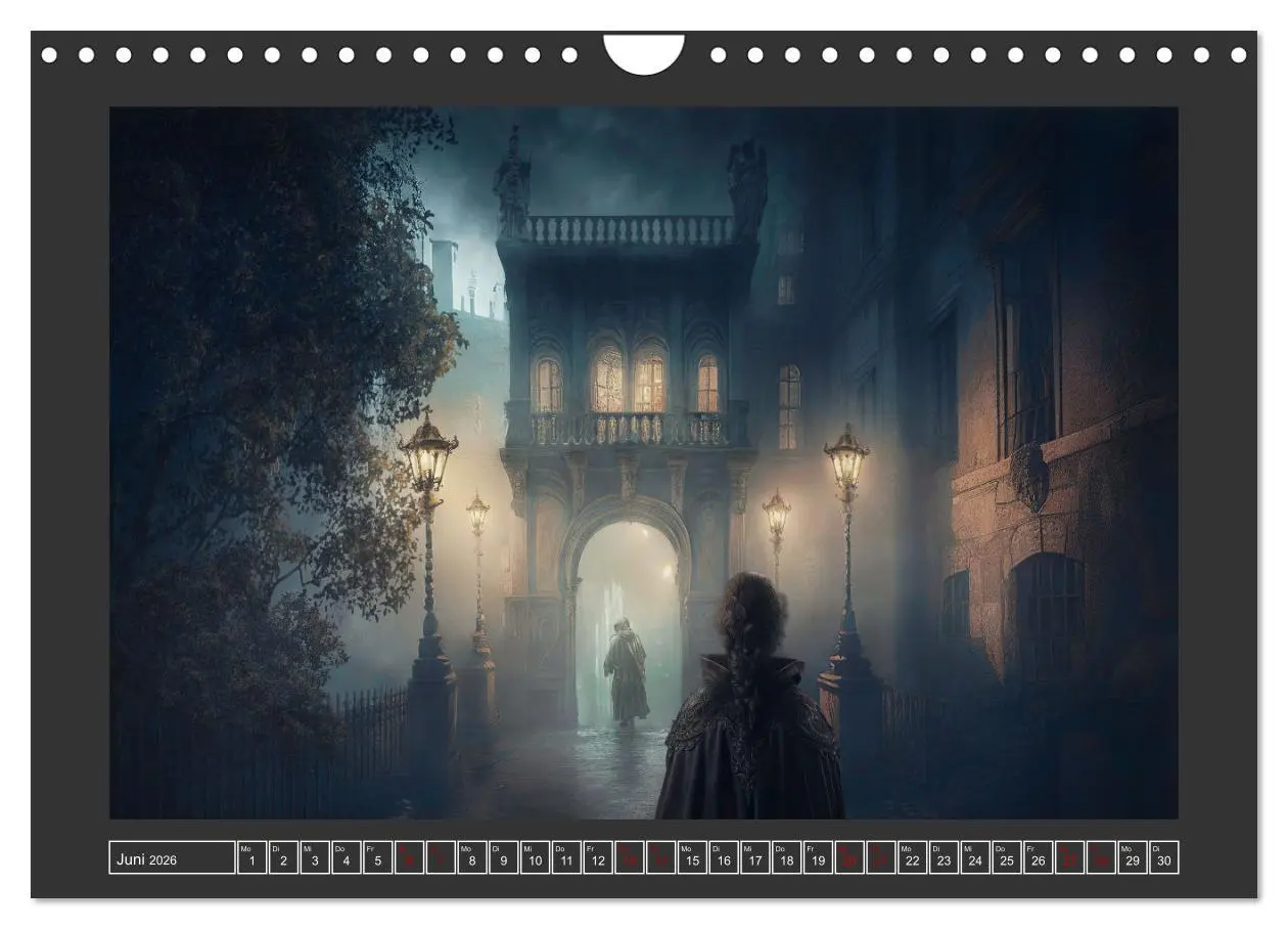 Bild: 9783457539552 | Geheimnisse der dunklen Stadt (Wandkalender 2026 DIN A4 quer),...