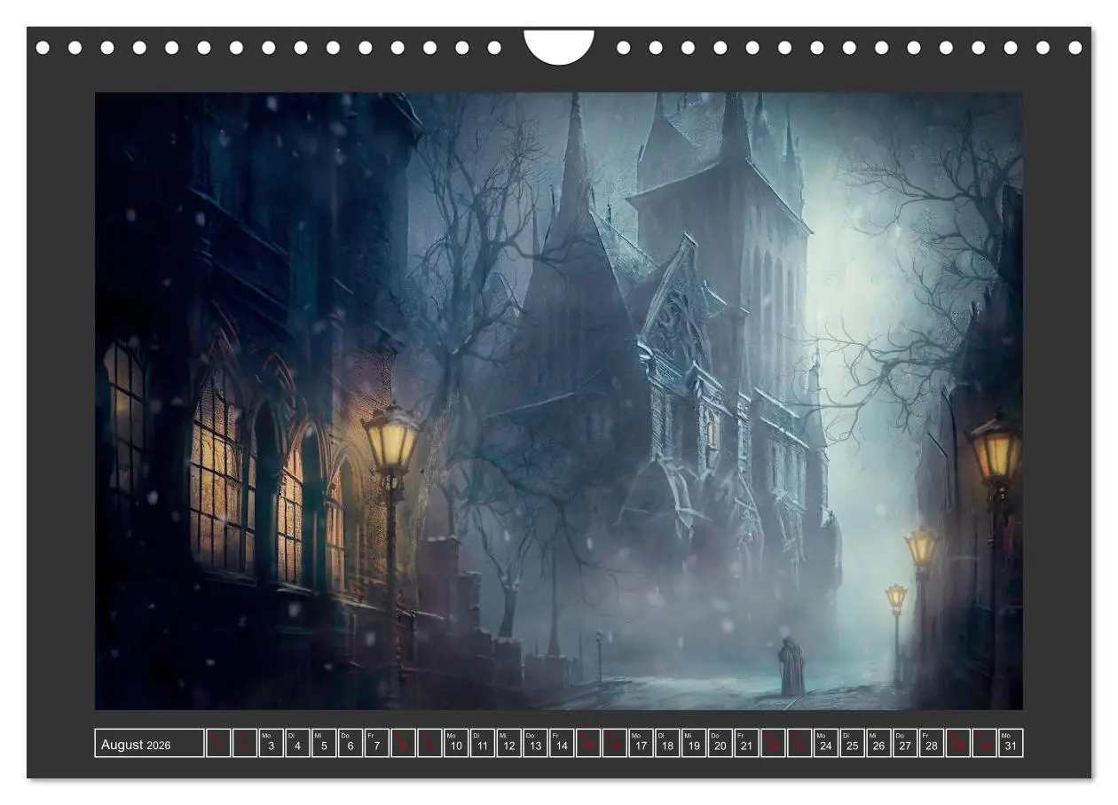 Bild: 9783457539552 | Geheimnisse der dunklen Stadt (Wandkalender 2026 DIN A4 quer),...