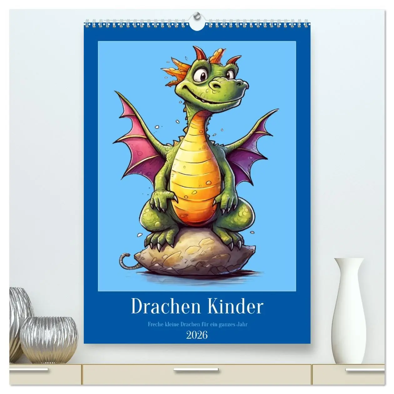 Cover: 9783516319552 | Drachen Kinder (hochwertiger Premium Wandkalender 2026 DIN A2...