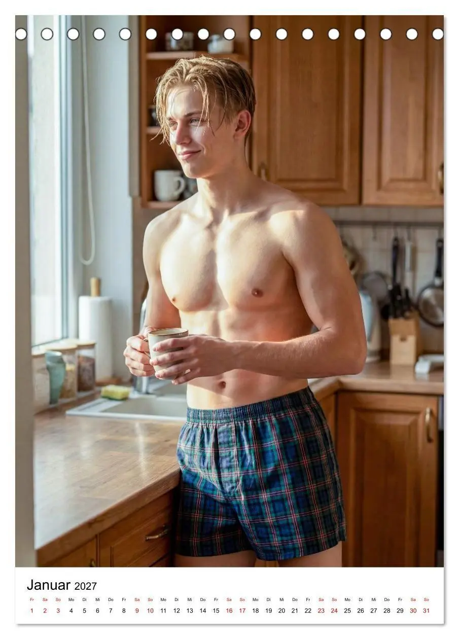 Bild: 9783516799552 | Guys Next Door - Junge Männer von nebenan (Tischkalender 2027 DIN...
