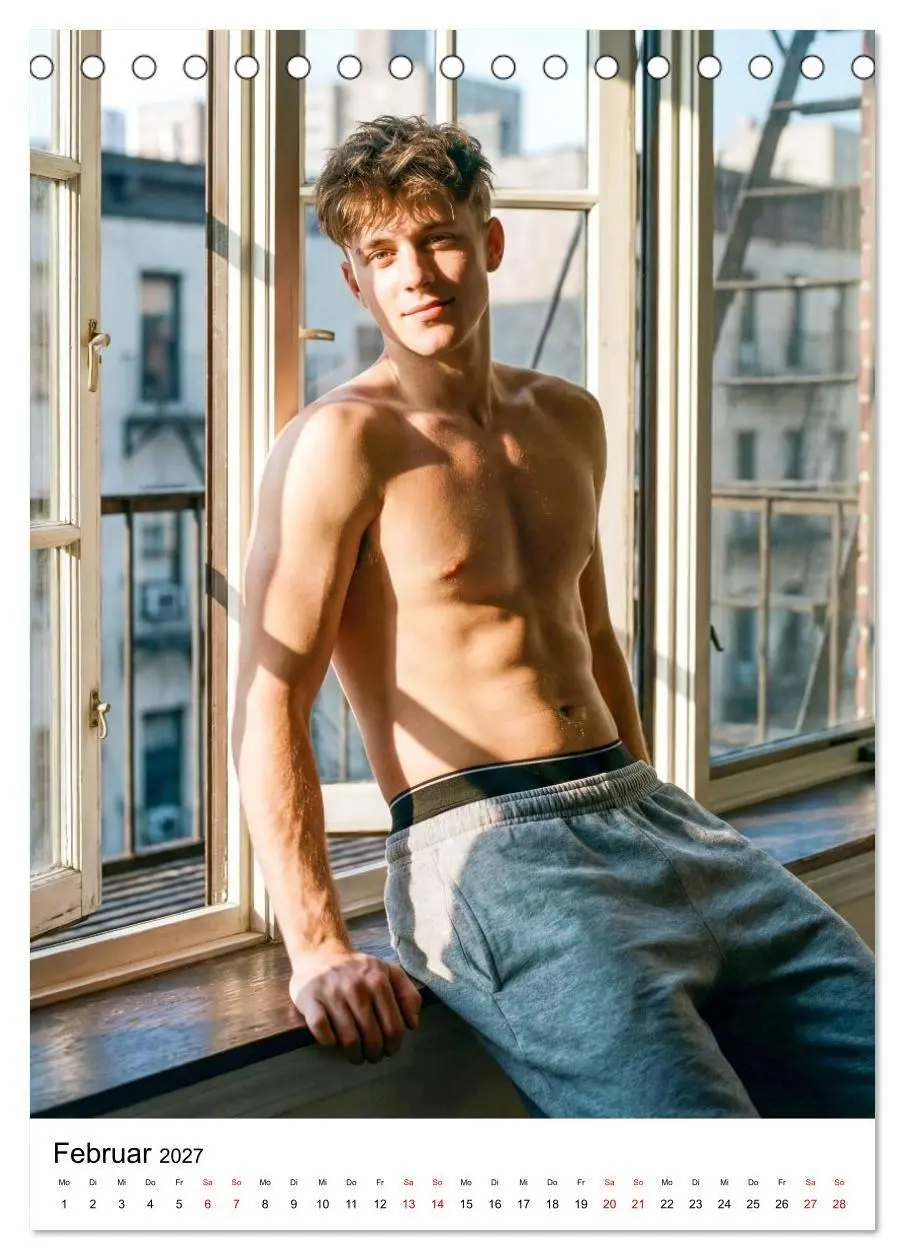 Bild: 9783516799552 | Guys Next Door - Junge Männer von nebenan (Tischkalender 2027 DIN...