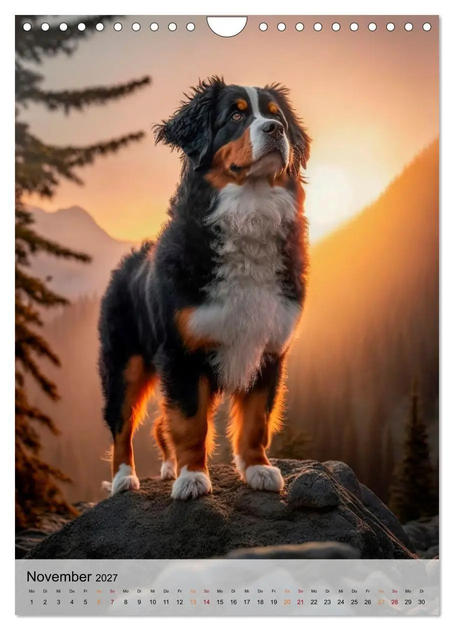 Bild: 9783569339552 | Berner Sennenhund - gutmütig und treu (Wandkalender 2027 DIN A4...