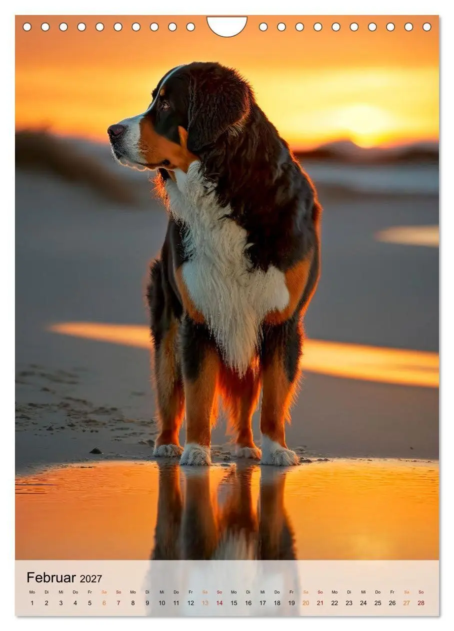 Bild: 9783569339552 | Berner Sennenhund - gutmütig und treu (Wandkalender 2027 DIN A4...
