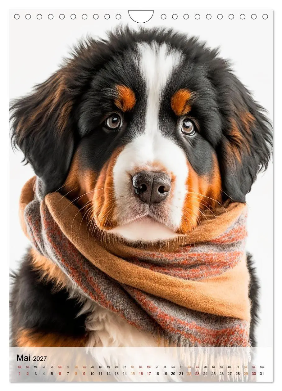 Bild: 9783569339552 | Berner Sennenhund - gutmütig und treu (Wandkalender 2027 DIN A4...