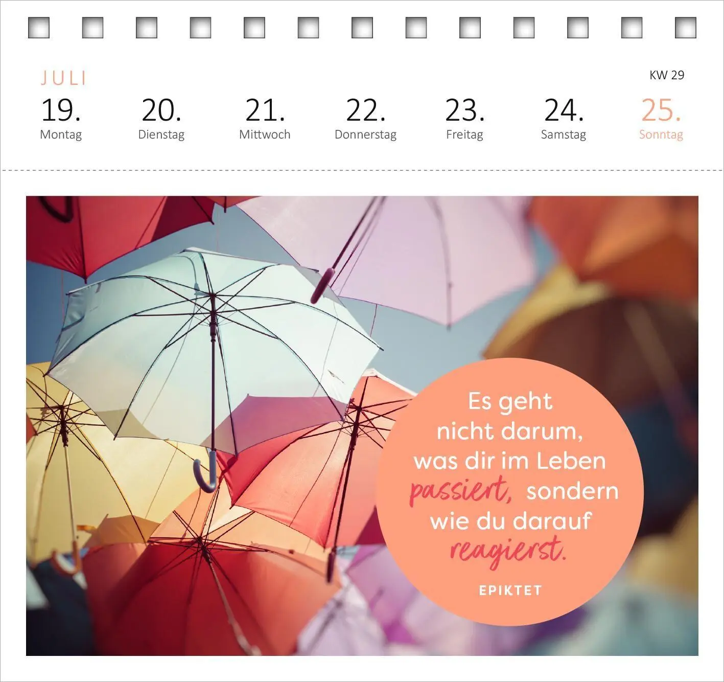 Bild: 4014489139652 | Postkartenkalender Lebensweisheiten 2027 | Kalender | Spiralaufsteller