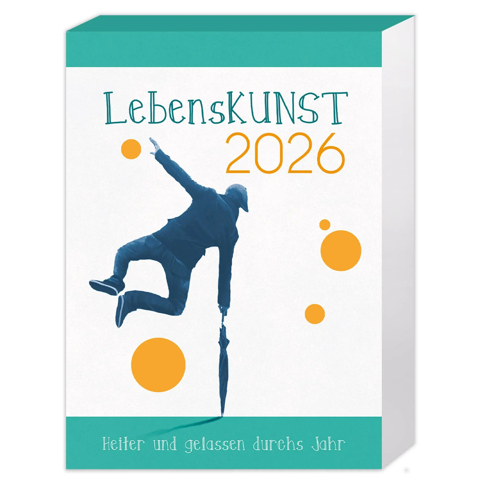 Cover: 4260188019652 | LebensKunst - Heiter und gelassen durchs Jahr 2026 | Kalender | 372 S.