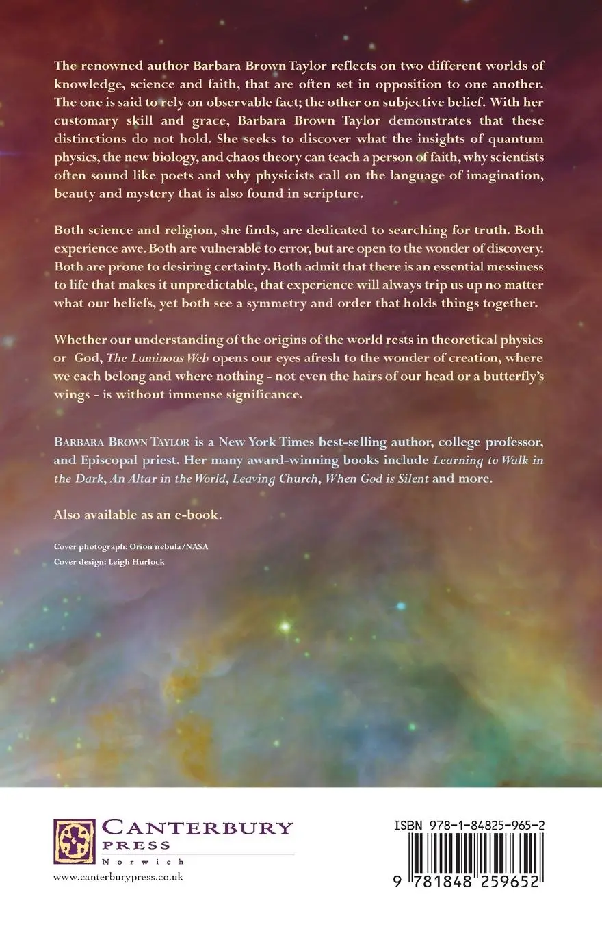 Rückseite: 9781848259652 | The Luminous Web | Faith, science and the experience of wonder | Buch