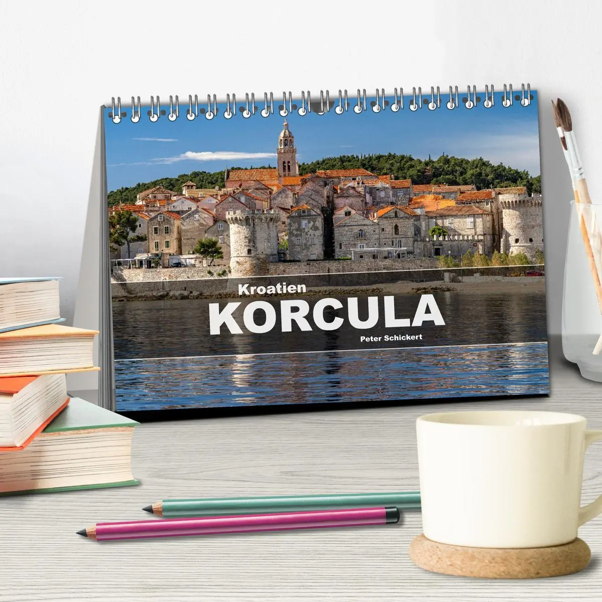 Bild: 9783457389652 | Kroatien - Korcula (Tischkalender 2026 DIN A5 quer), CALVENDO...