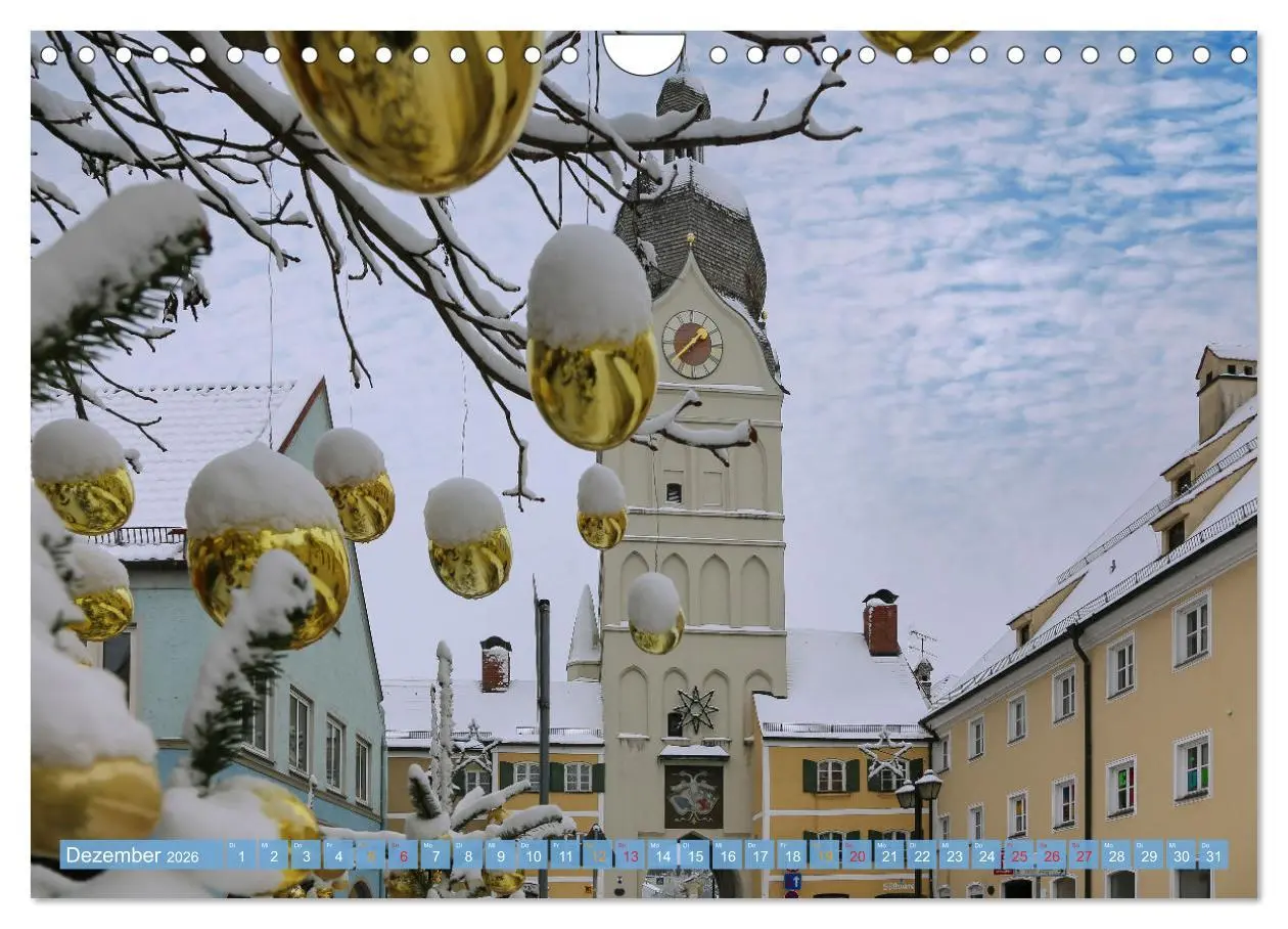 Bild: 9783457769652 | Herzogstadt Erding (Wandkalender 2026 DIN A4 quer), CALVENDO...