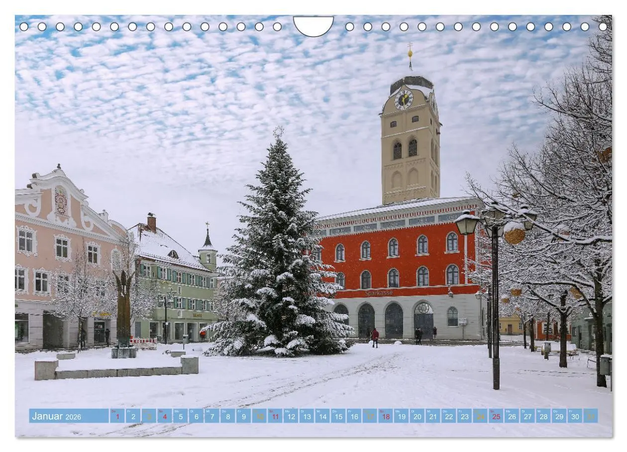Bild: 9783457769652 | Herzogstadt Erding (Wandkalender 2026 DIN A4 quer), CALVENDO...