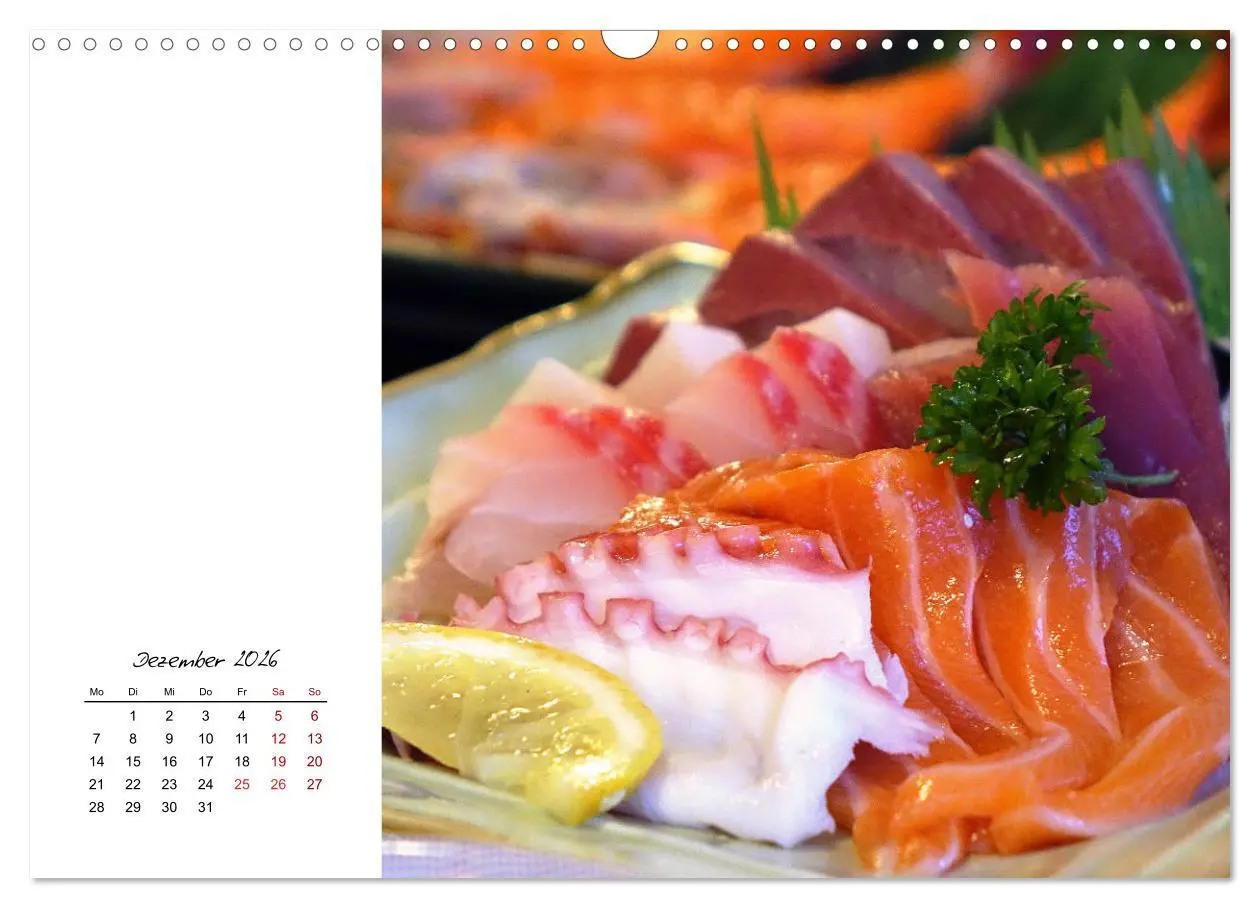 Bild: 9783457839652 | Sashimi und Sushi. Japans Köstlichkeiten (Wandkalender 2026 DIN A3...
