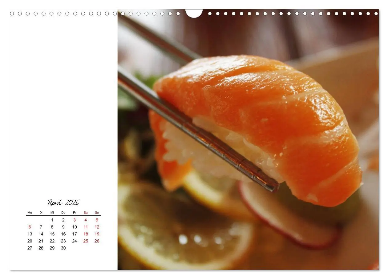 Bild: 9783457839652 | Sashimi und Sushi. Japans Köstlichkeiten (Wandkalender 2026 DIN A3...