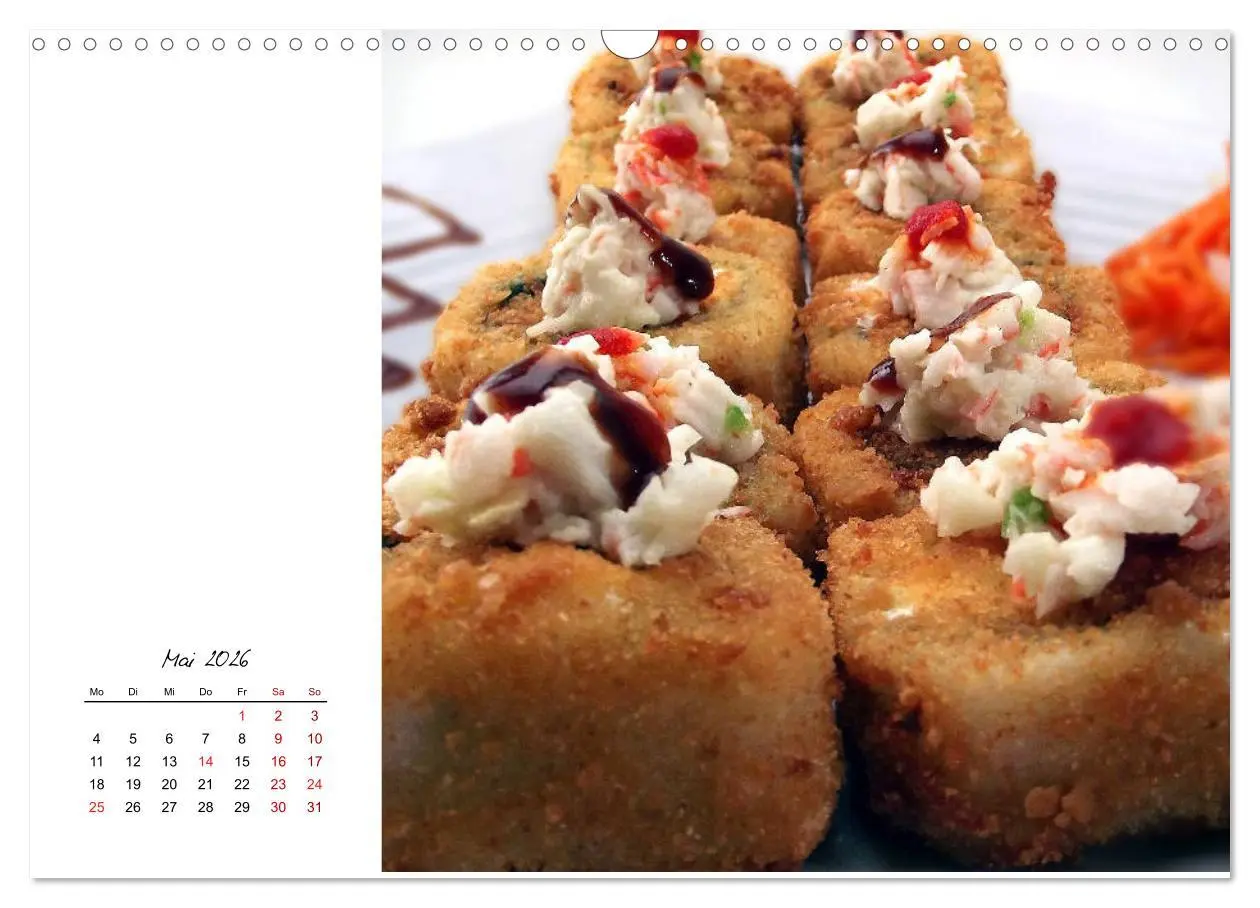 Bild: 9783457839652 | Sashimi und Sushi. Japans Köstlichkeiten (Wandkalender 2026 DIN A3...
