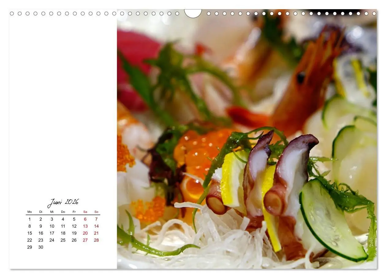 Bild: 9783457839652 | Sashimi und Sushi. Japans Köstlichkeiten (Wandkalender 2026 DIN A3...