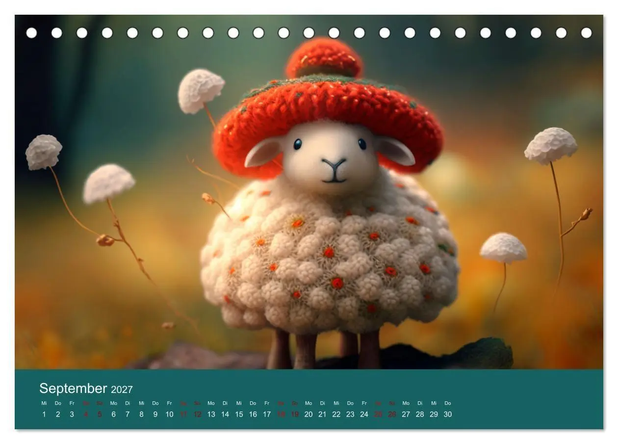 Bild: 9783569329652 | Die Schafe sind los Wollige Aussichten (Tischkalender 2027 DIN A5...