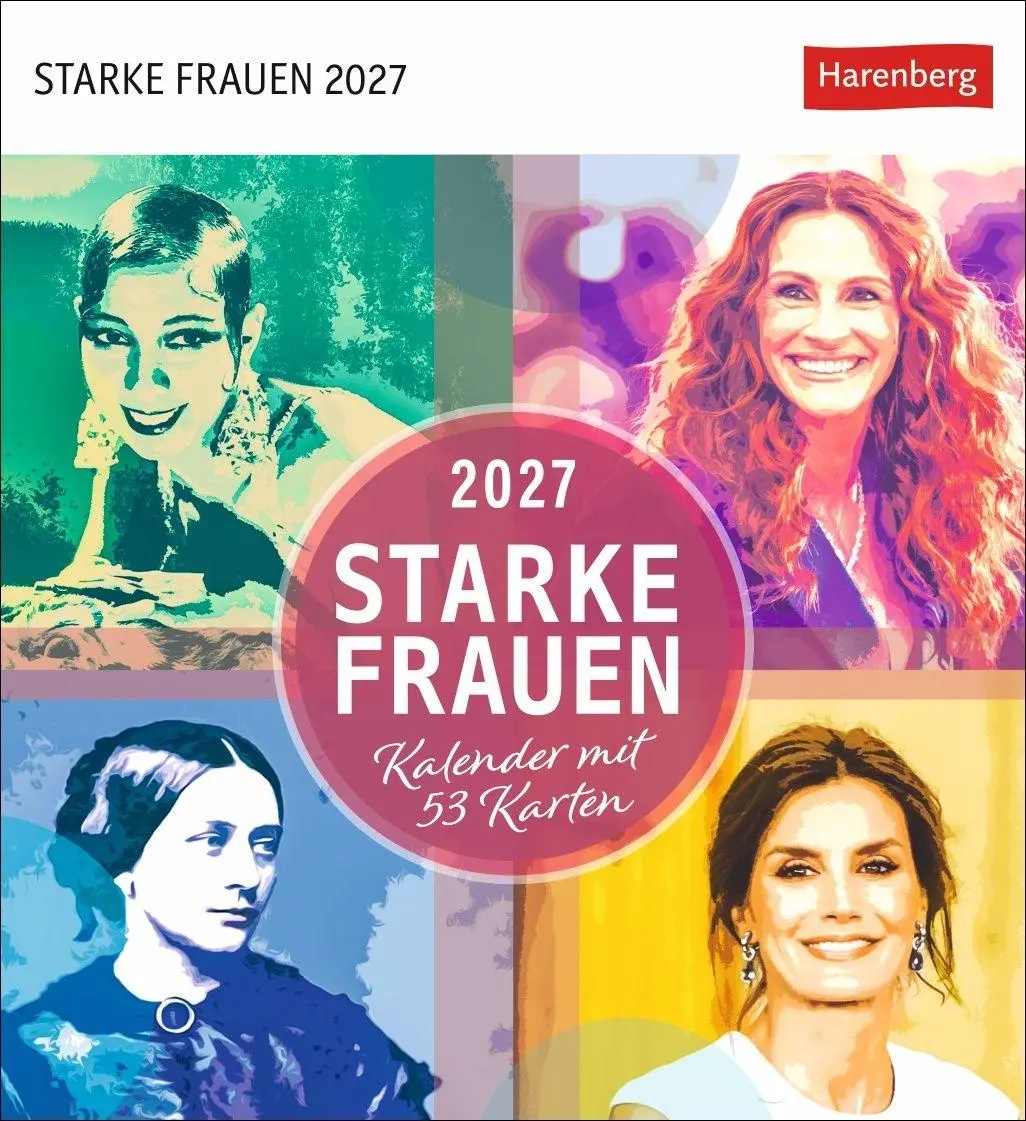 Cover: 9783840039652 | Starke Frauen Postkartenkalender 2027 - Kalender mit 53 Karten | 54 S.
