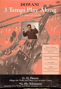 Cover: 9783905479652 | Allegro in G Major and Sonatina in A Major | Telemann | Buch + CD