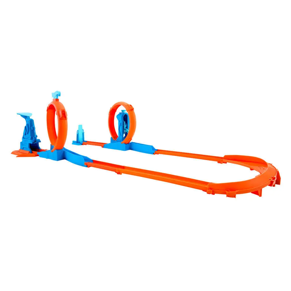 Bild: 194735289752 | Hot Wheels Track Creator Dreifacher Looping | Fensterkarton | JDW39