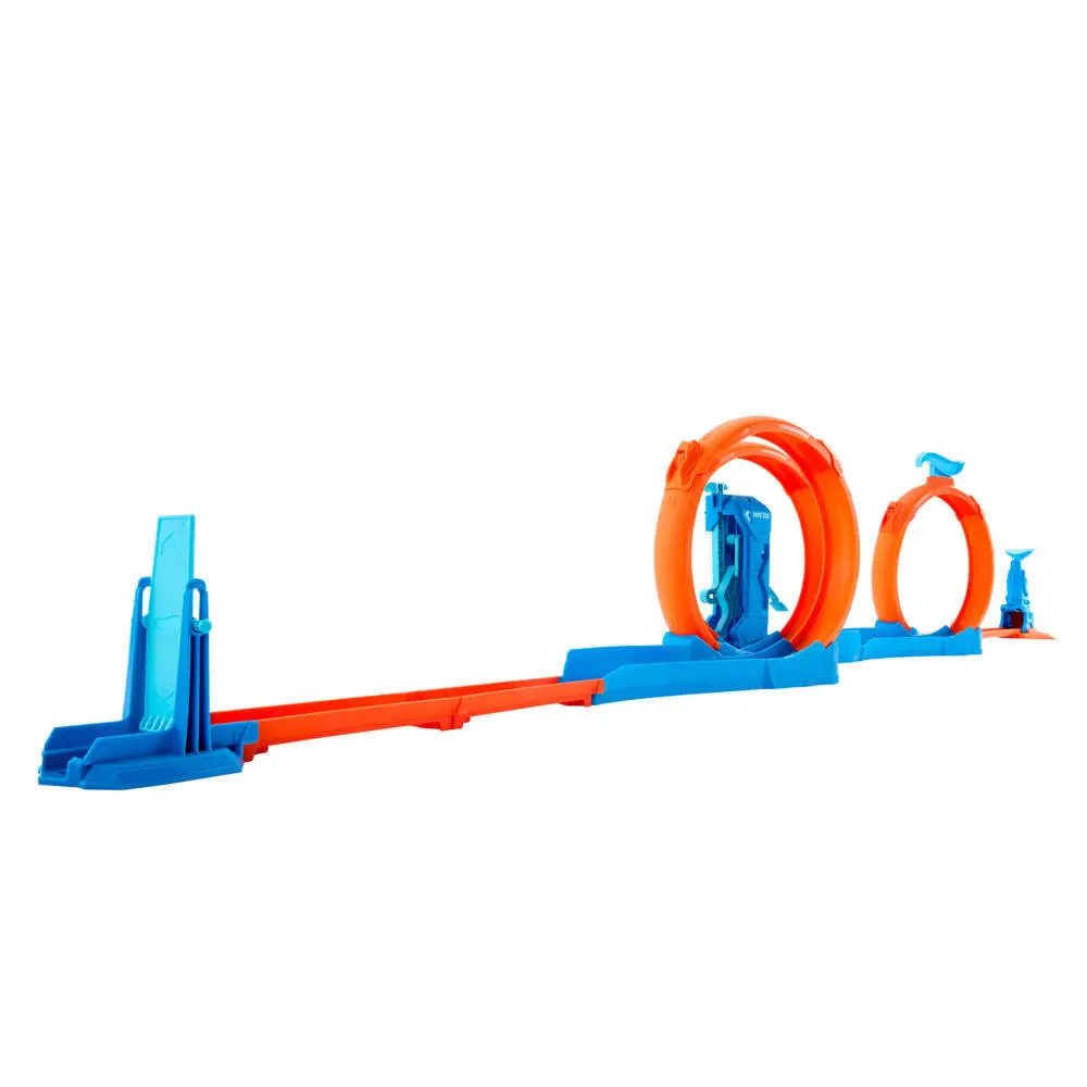 Bild: 194735289752 | Hot Wheels Track Creator Dreifacher Looping | Fensterkarton | JDW39