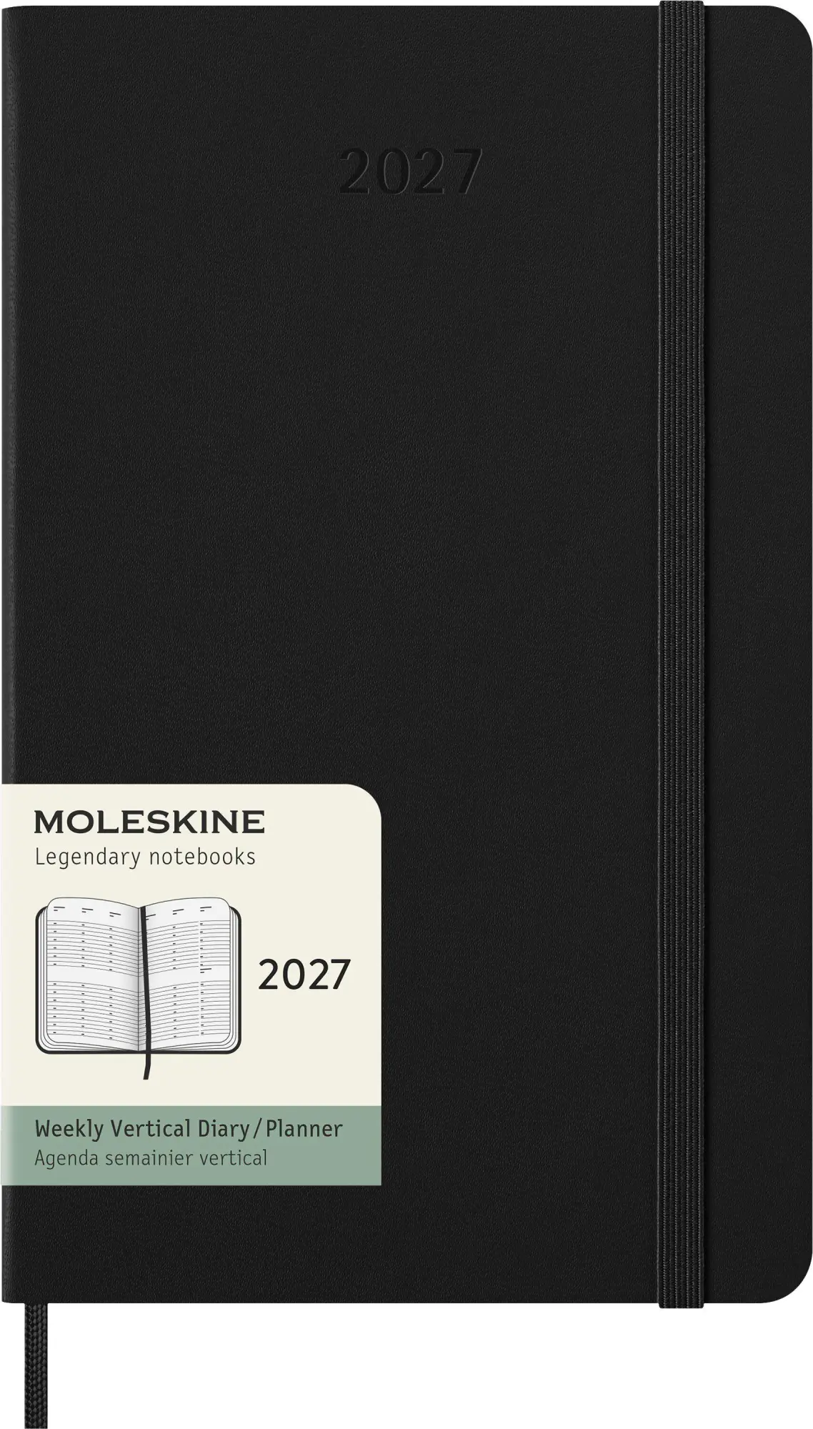 Cover: 8056999279752 | Moleskine 12 Monate Wochenkalender 2027, Large/A5, 1 Wo = 2 Seiten,...
