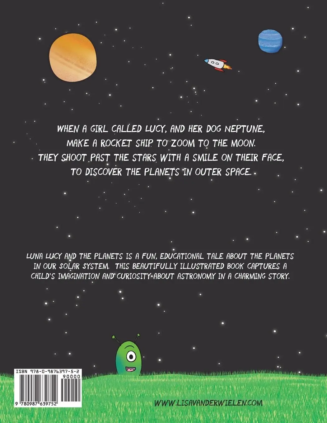 Rückseite: 9780987639752 | Luna Lucy and the Planets | Lisa van der Wielen | Taschenbuch | 2020