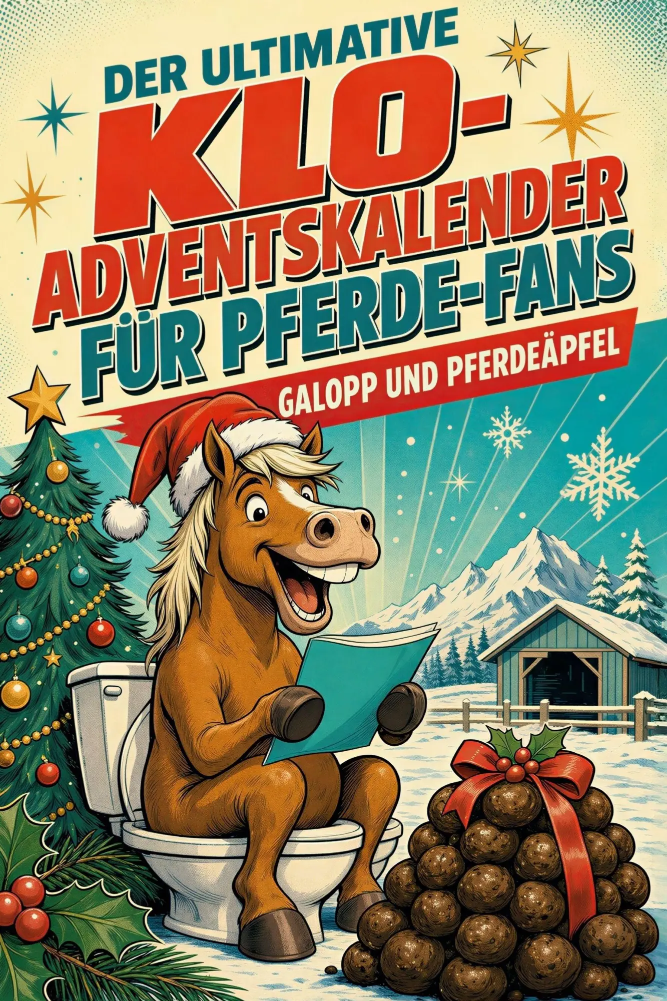 Cover: 9783696109752 | Der ultimative Klo-Adventskalender für Pferde-Fans | Isabella Schmid