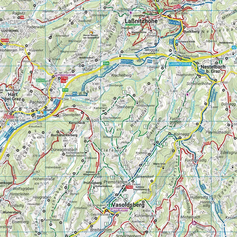 Bild: 9783707919752 | freytag &amp; berndt Wanderkarte WK 0133 Graz und Umgebung, Region...