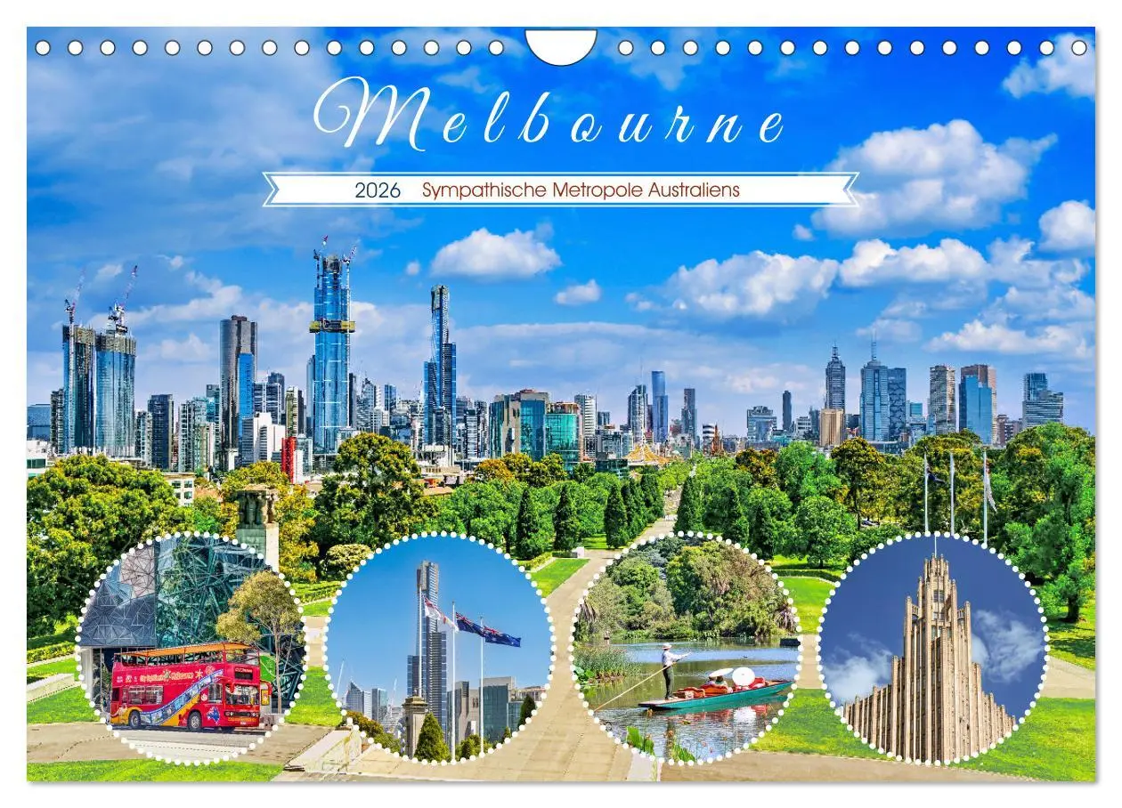 Cover: 9783457679852 | Melbourne - Sympathische Metropole Australiens (Wandkalender 2026...