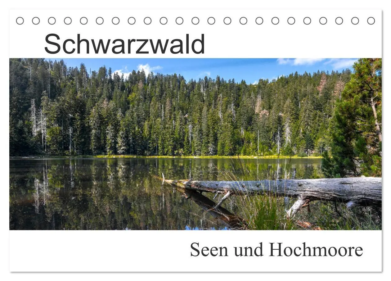 Cover: 9783457749852 | Schwarzwald, Seen und Hochmoore (Tischkalender 2026 DIN A5 quer),...