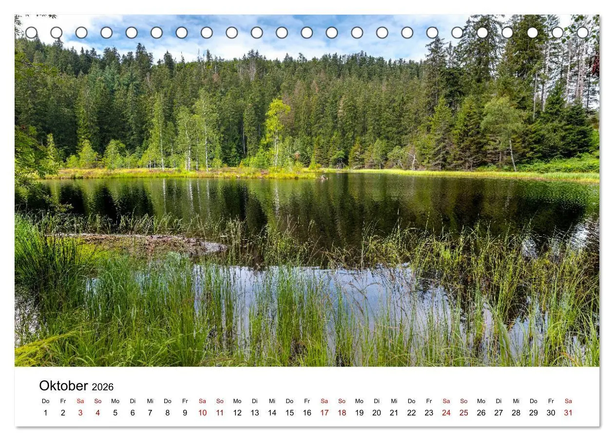 Bild: 9783457749852 | Schwarzwald, Seen und Hochmoore (Tischkalender 2026 DIN A5 quer),...