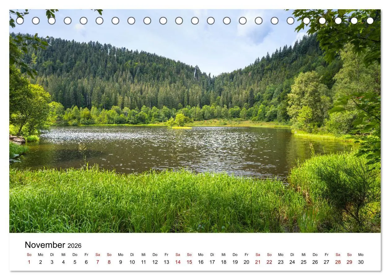 Bild: 9783457749852 | Schwarzwald, Seen und Hochmoore (Tischkalender 2026 DIN A5 quer),...