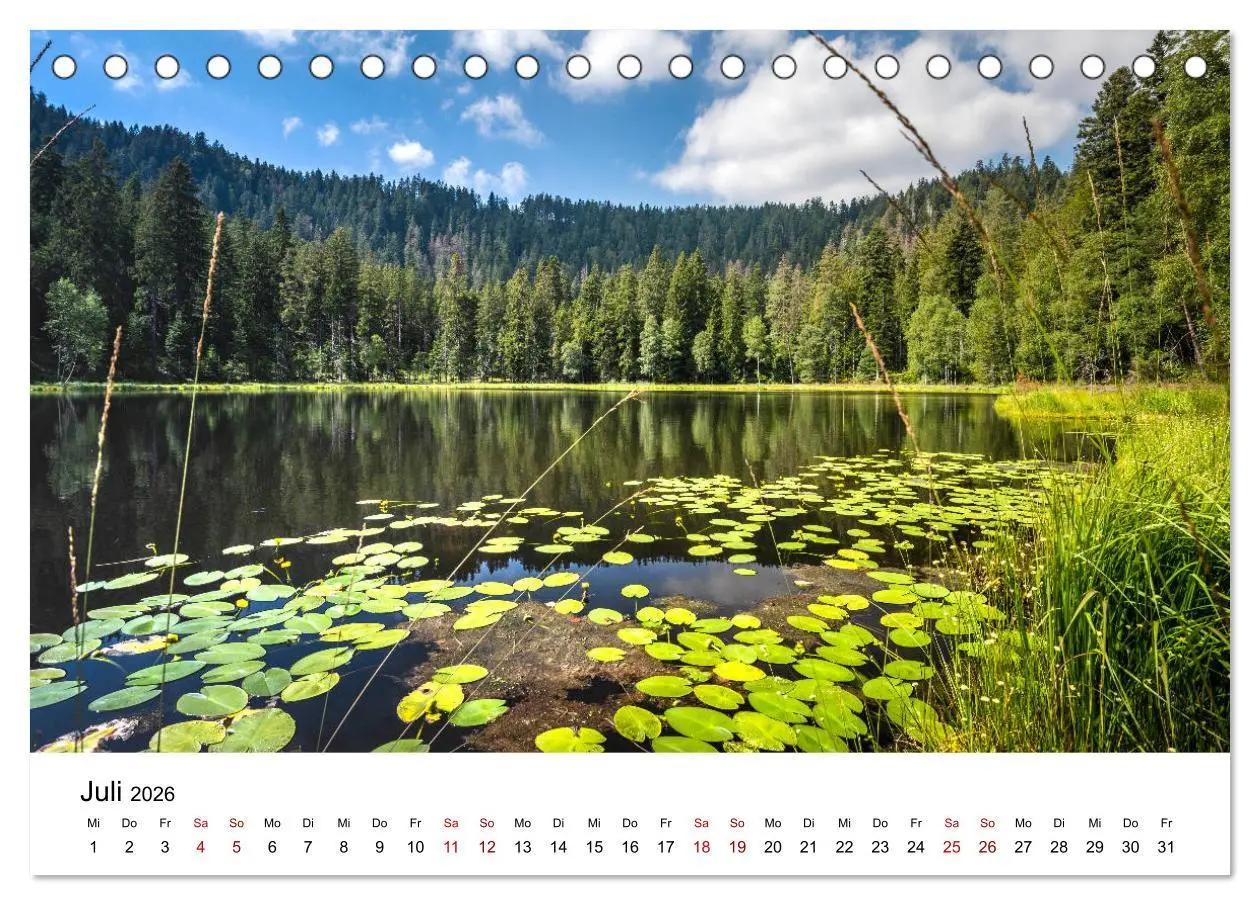 Bild: 9783457749852 | Schwarzwald, Seen und Hochmoore (Tischkalender 2026 DIN A5 quer),...