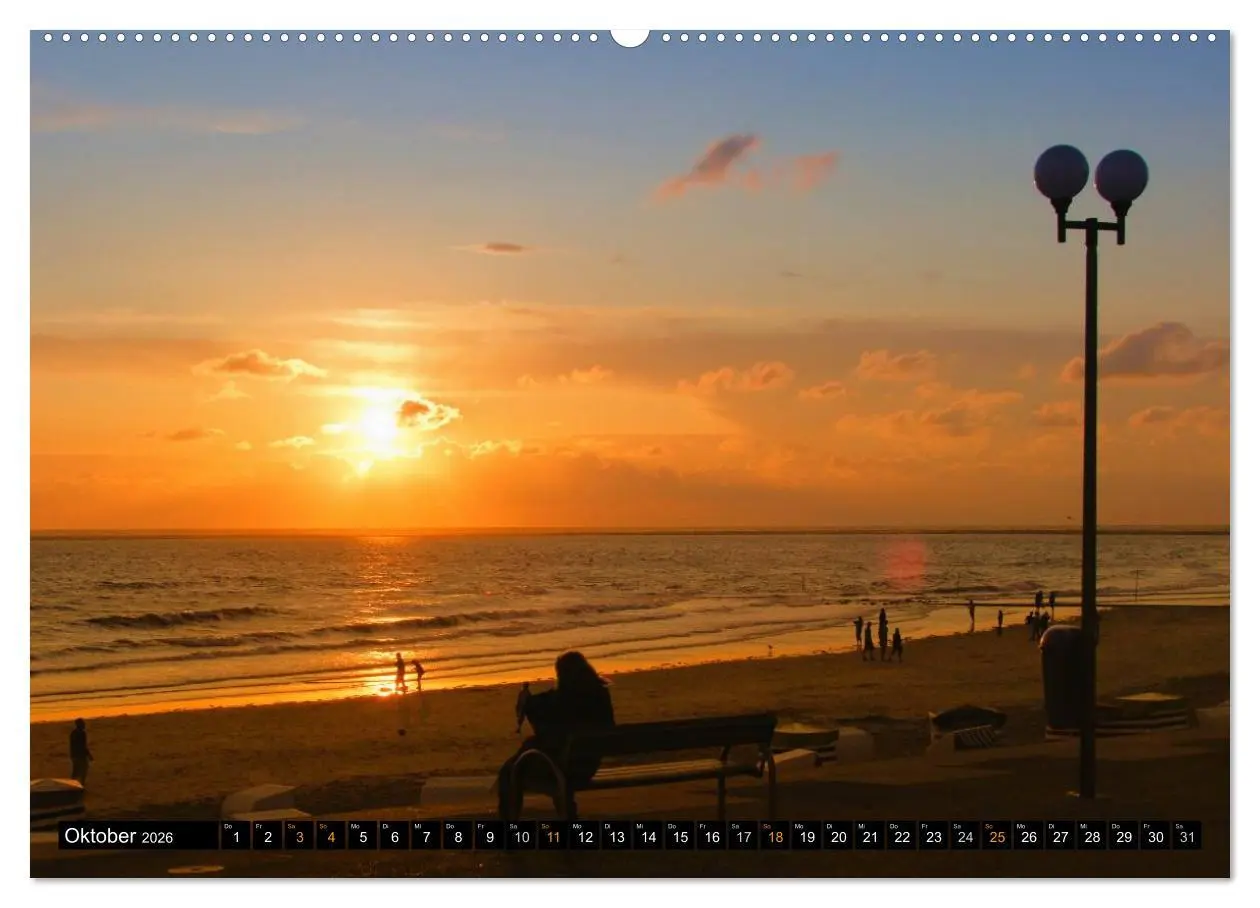 Bild: 9783516149852 | Borkum (hochwertiger Premium Wandkalender 2026 DIN A2 quer),...