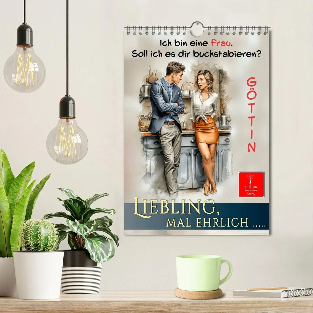 Bild: 9783516699852 | Liebling, mal ehrlich ..... (Wandkalender 2026 DIN A4 hoch),...