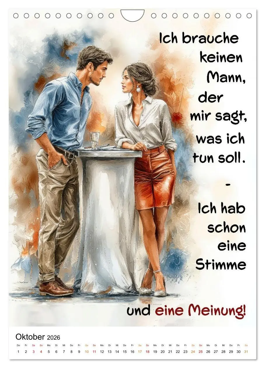 Bild: 9783516699852 | Liebling, mal ehrlich ..... (Wandkalender 2026 DIN A4 hoch),...