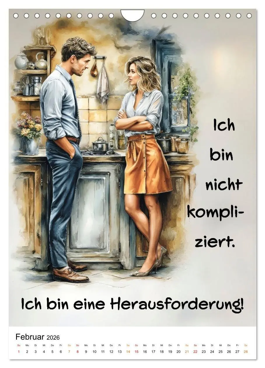 Bild: 9783516699852 | Liebling, mal ehrlich ..... (Wandkalender 2026 DIN A4 hoch),...