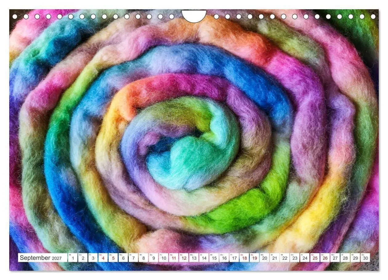 Bild: 9783569309852 | Süchtig nach Wolle - Kalender für spinnende Woll-Oholiker...